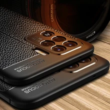 For OPPO Reno 5 Lite Case Luxury Leather Soft Silm Rubber Funda Silicone Case For Reno 5 Lite Z F K Cover For Reno5 Lite Case