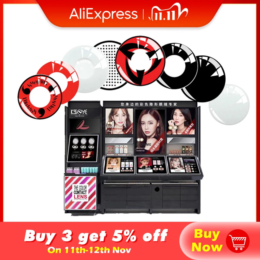 

Линзы контактные черные, белые, красные, красивые