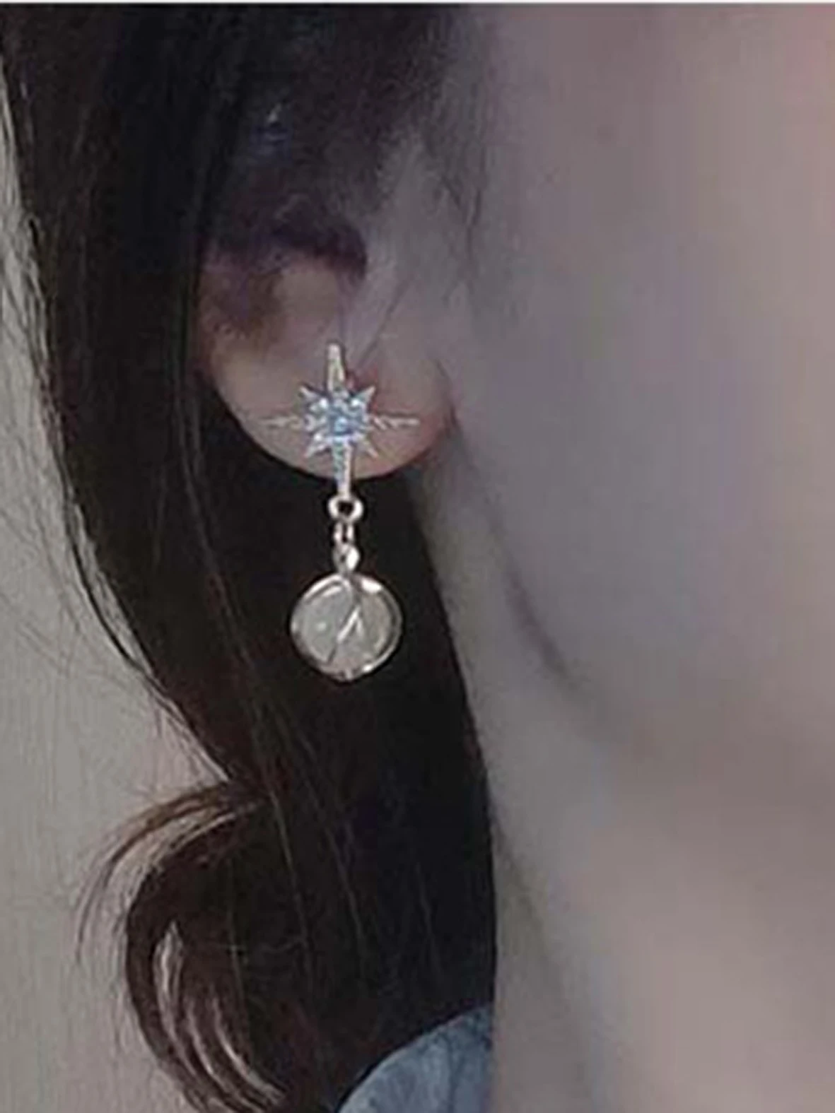 

Модное украшение, восстанавливающие старинную звезду, Манг, жемчужные серьги-капельки, темпераментные женские нежные серьги-капельки для с...