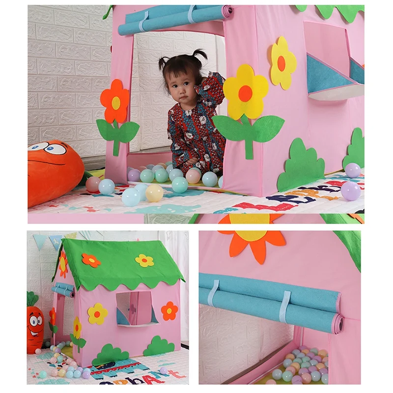 

Play Game House Kids Tent Toy Folding Portable Girls Princess Indoor Outdoor Garden Game Play Ball Pit Pool Playhouse