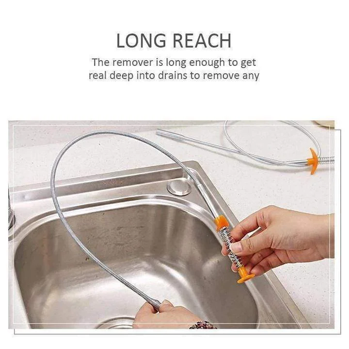 Многофункциональный инструмент для очистки труб крючок канализации дренажер