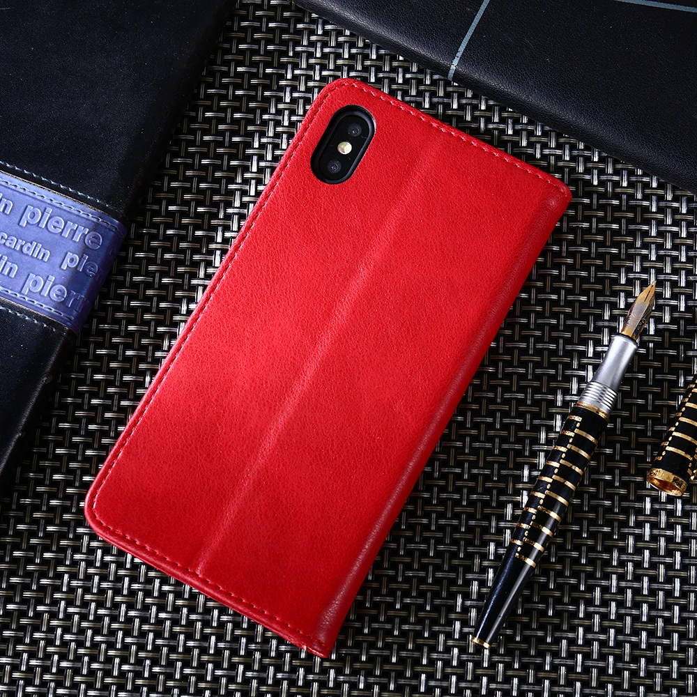 Деловой Чехол книжка для Xiaomi Redmi Note 6 6A 7 4X 5 чехол банковских карт note pro кожаный