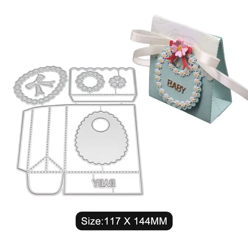 

Candy Box Baby Metal Cutting Dies Stencil Scrapbooking DIY Album Stamp Embossing