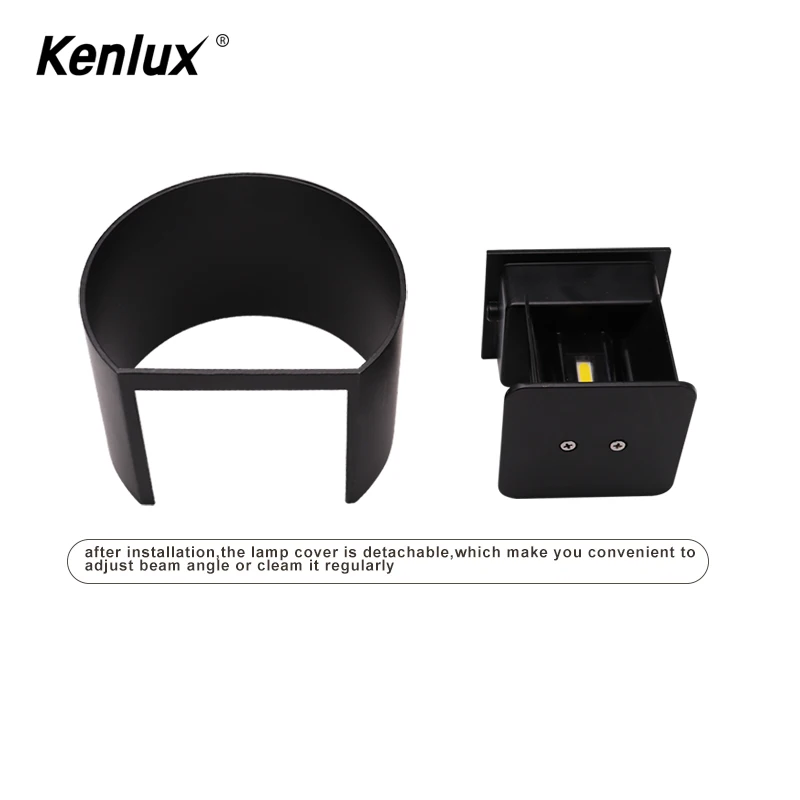 Регулируемый светодиодный настенный светильник наружная Водонепроницаемая