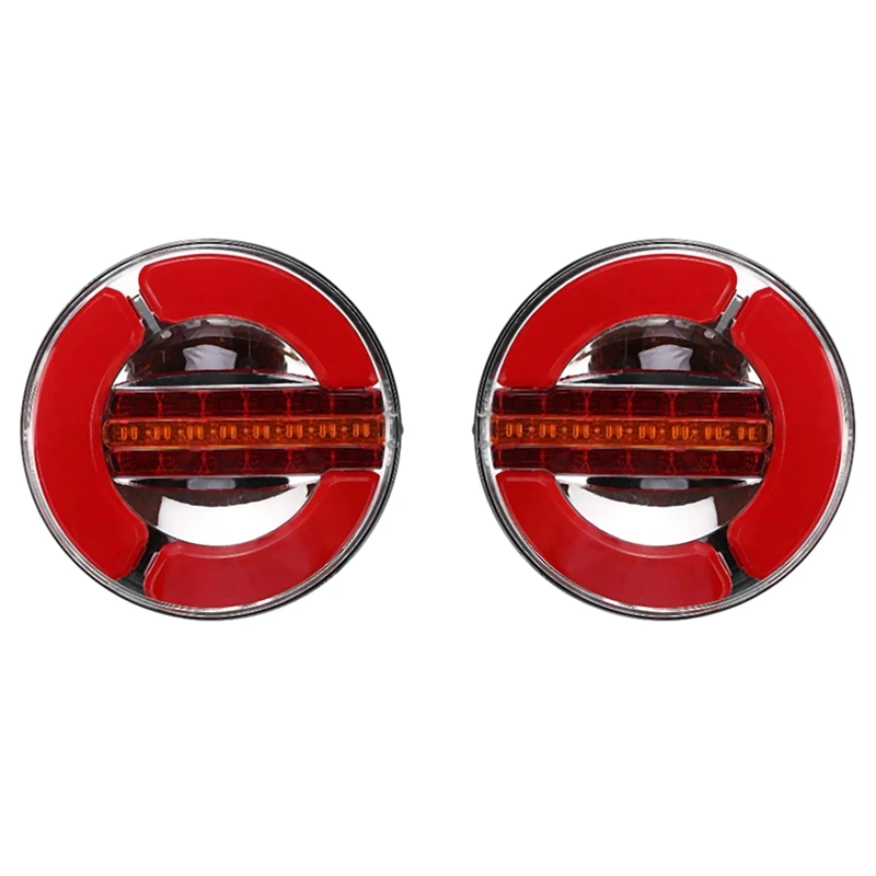 2X Dynamic LED Trailer Truck Tail Light Strobe Brake Lights DRL Turn Signal Lamp for Car Boat Bus Van Caravan Taillight | Автомобили и