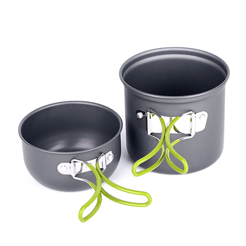 Туристический набор посуды для пикника походная посуда из алюминиевого сплава 1
