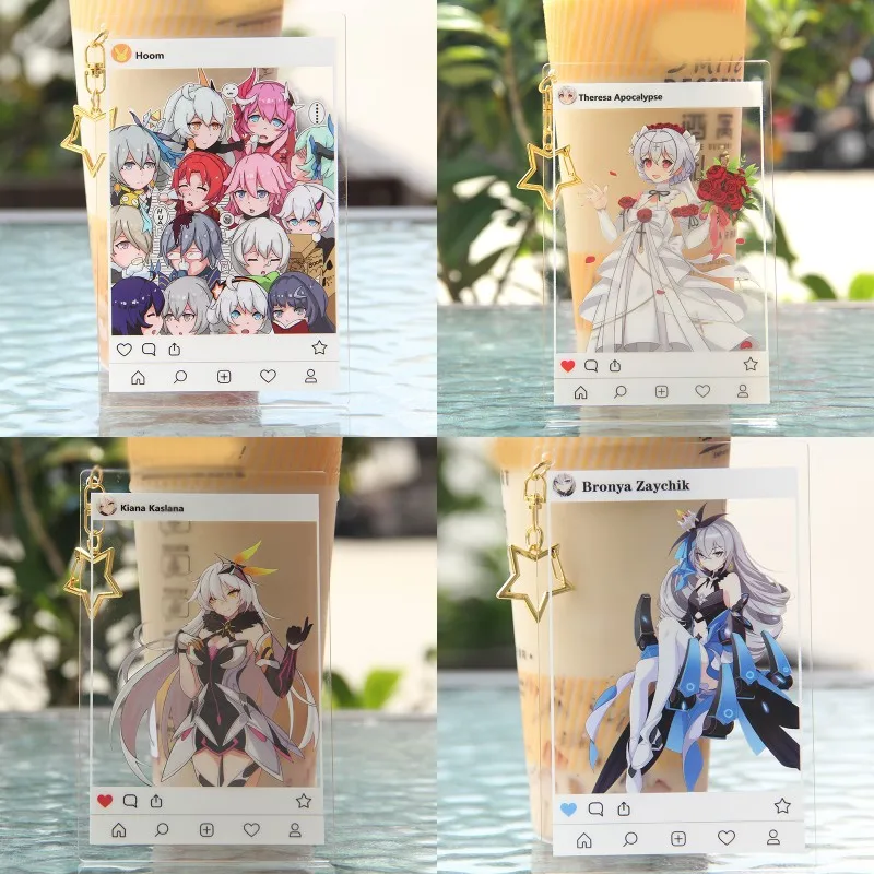 Творческая Аниме игра Honkai Impact 3 акриловый брелок Подвеска косплей реквизит Декор