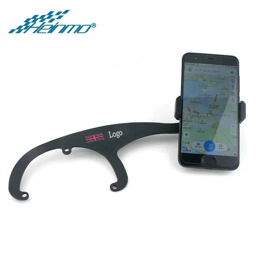 car interior phone holder for mini cooper accessories r55 r57 r60 r61 for mini cooper r56 countryman clubman bracket decorations free global shipping