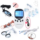 Анальная пробка с электрошоком, Анальная пробка, мастурбатор, секс-инструменты для мужчин, зажим для сосков, кольцо на пенис, USB-зарядка, секс-игрушка