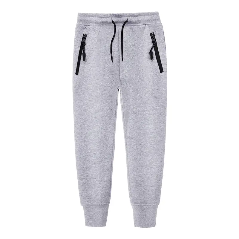 Простые серые брюки для девочек Длинные весенние унисекс мальчиков школы