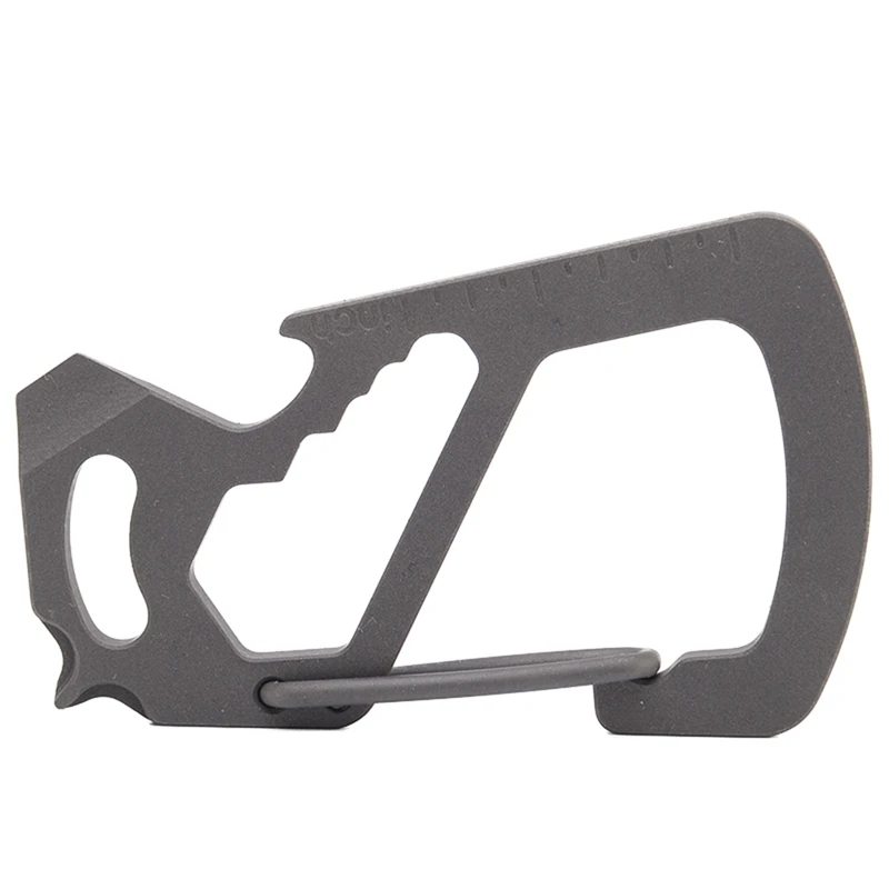

Multi-function Quick Pendant Titanium Alloy Key Chain Climbing Carabiners