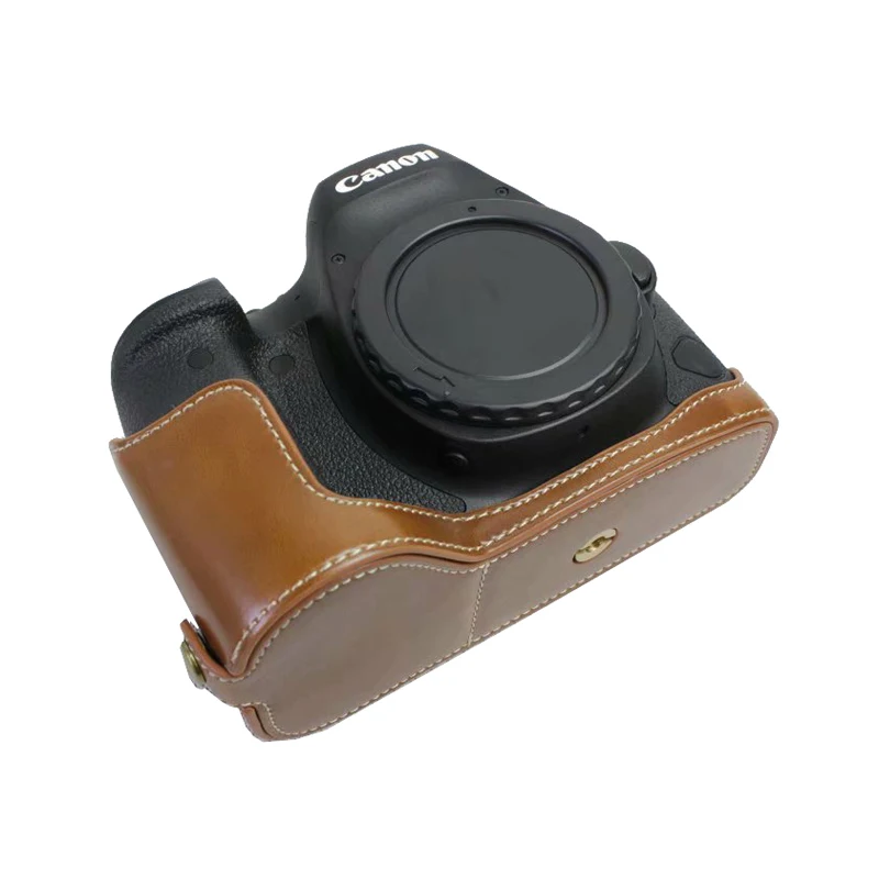 Pu кожаный чехол сумка для Canon EOS 6D II 6D2 6DII Mark камера половина крышка Корпус нижняя |
