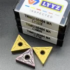 Набор токарных инструментов TNMG160404 LY15TF LY6020 LY735, твердосплавная вставка токарного станка Tokarnyy, резец TNMG 160404, 10 шт.