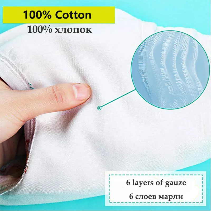 Pa&ntilde;ales reutilizables para beb&eacute;, bragas de entrenamiento para orinal para ni&ntilde;os, pa&ntilde;al de tela ecol&oacute;gica lavable, pa&ntilde;al de algod&oacute;n para ni&ntilde;o-5