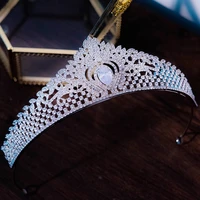 aaa zircon tiara princess crown bride wedding hair accessories hot selling