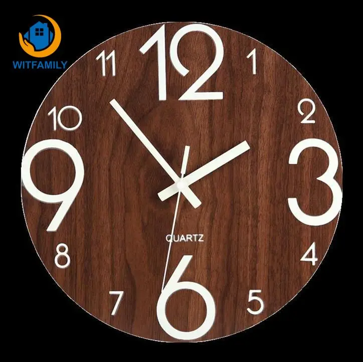 Современные часы ночные светильники украшения DIY акриловые настенные 3D