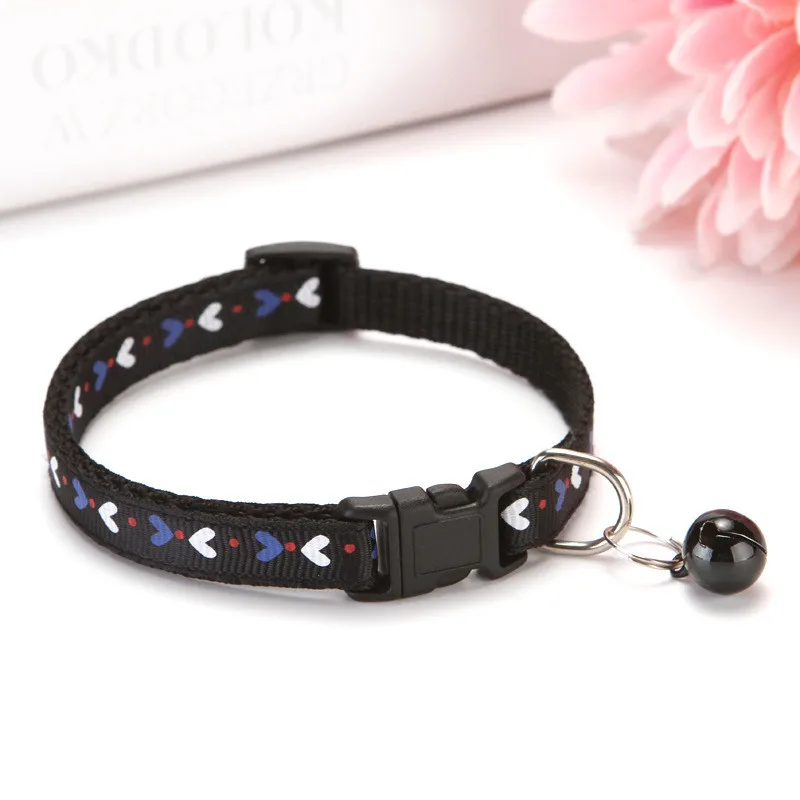A4 Cat Dog Collar With Bell Camo Camouflage Printed Neck Strap Polyester Adjustable Puppy Animal Dog Leash Safety Dog Supplies - Цвет: A4
