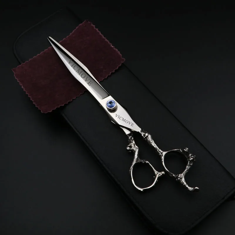 Ножницы для стрижки собак 8 дюймов Профессиональные прямые ножницы и кошек ручка