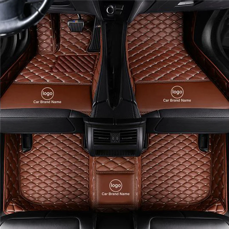 WLMWL логотип на заказ кожа, автомобильный коврик для Jaguar все модели xf xj 6/8/12 xk xkr x-type xfr F-Type auto accessories car-Styling
