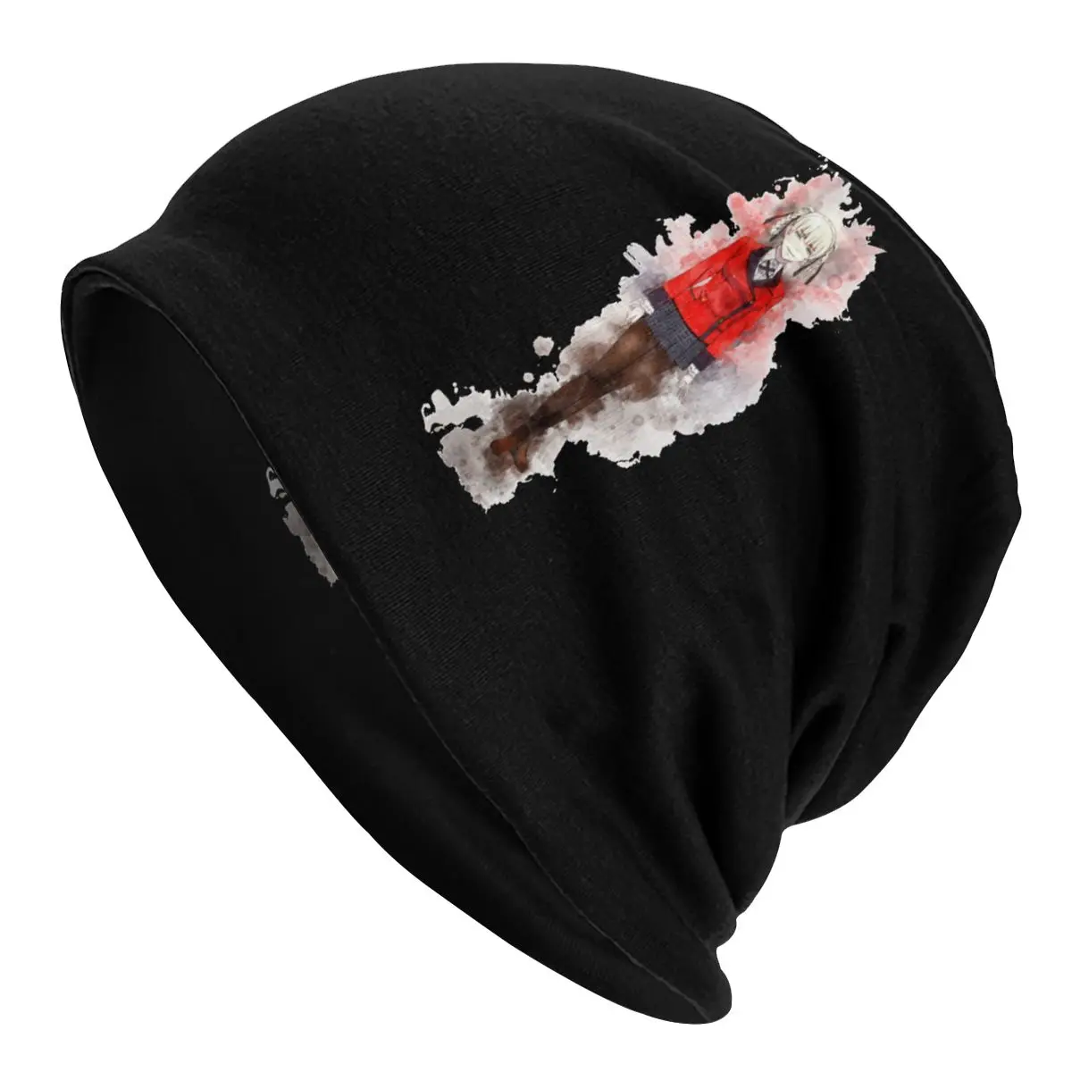 

Kakegurui Kirari Watercolor Bonnet Hat Autumn Winter Outdoor Skullies Beanies Hat Anime for Men Women Knitting Hats Warm Cap