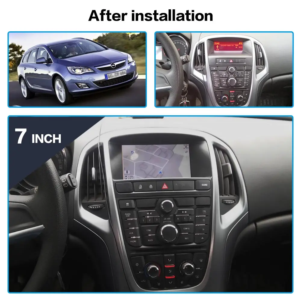 

Для Opel Vauxhall Holden Astra J 2010-2014 PX6 4 + 64 ГБ Автомобильный мультимедийный плеер GPS Carplay Android 10,0 радио Bluetooth 5,0