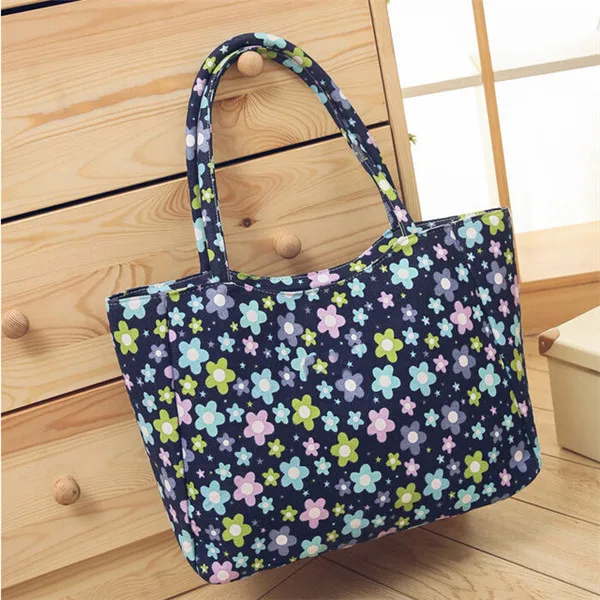 Floral Blue Сумка женская большая для документов сумка шоппер сумки женские распродажа сумка женская через плечо сумка для покупок Высокого качества - Цвет: Floral Blue