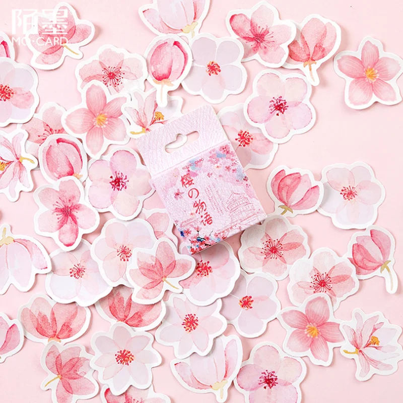 Kawaii вишня наклейка в форме цветка декоративные альбом дневник мобильный Скрап