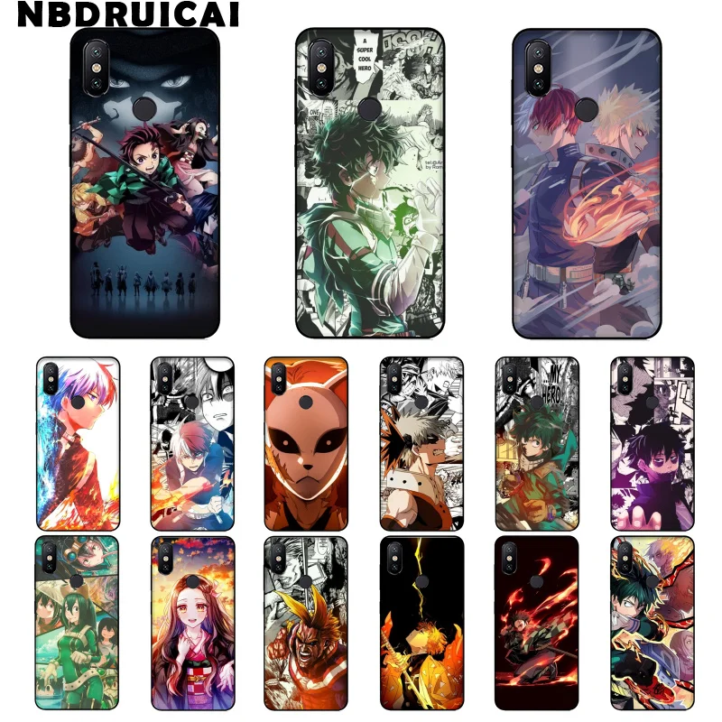 NBDRUICAI аниме My Hero Academia ТПУ Мягкий силиконовый чехол для телефона Xiaomi 8 9 se 5X Redmi 6pro 6A 4X 7 5plus note 5 6pro|Бамперы| |