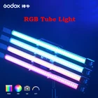 Godox TL60 зелёный трубки светильник RGB фотографии светильник ручной светильник палка Цвет с приложением Дистанционное Управление для кино Vlog фото видео