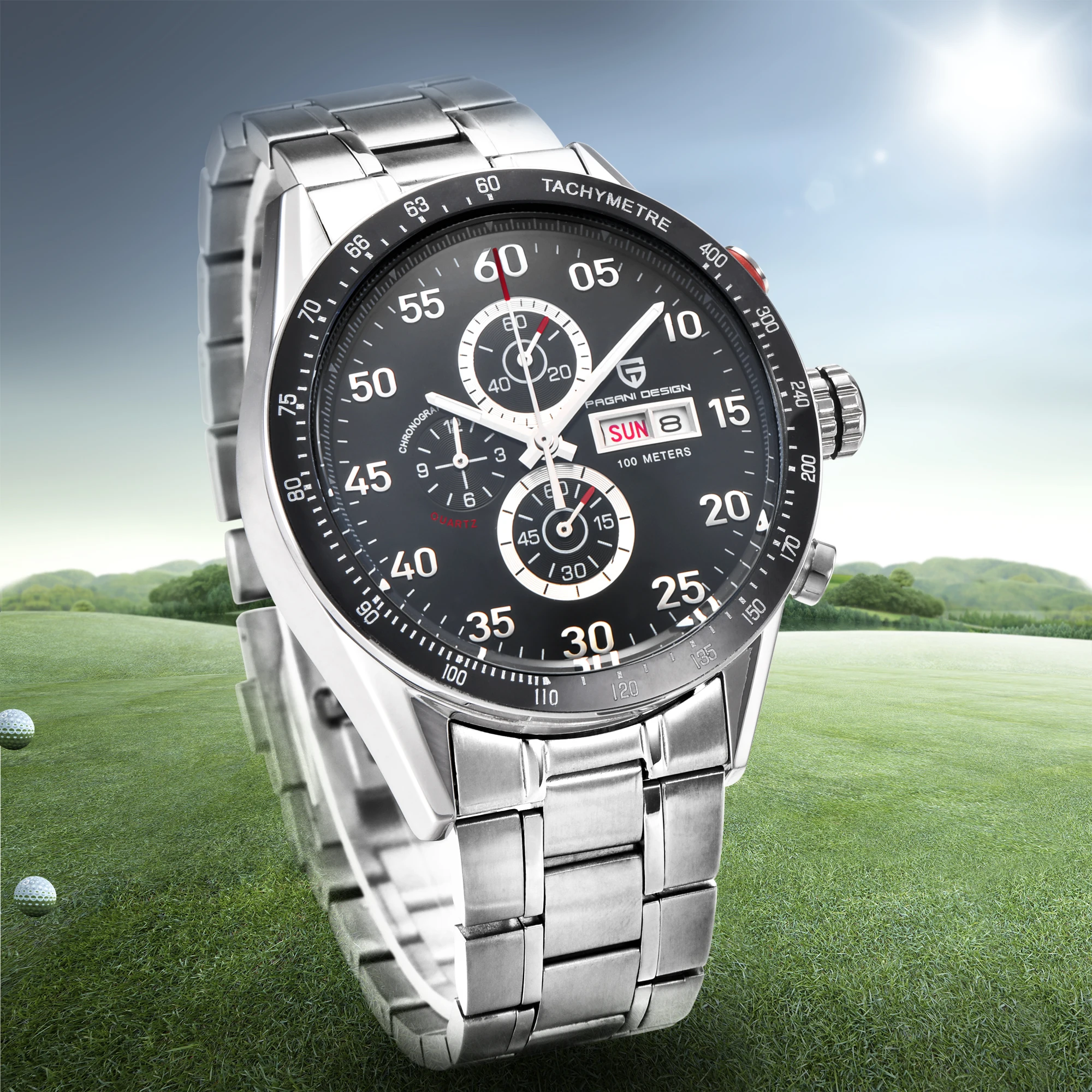 PAGANI дизайнерские спортивные часы для мужчин новые инновационные с хронографом