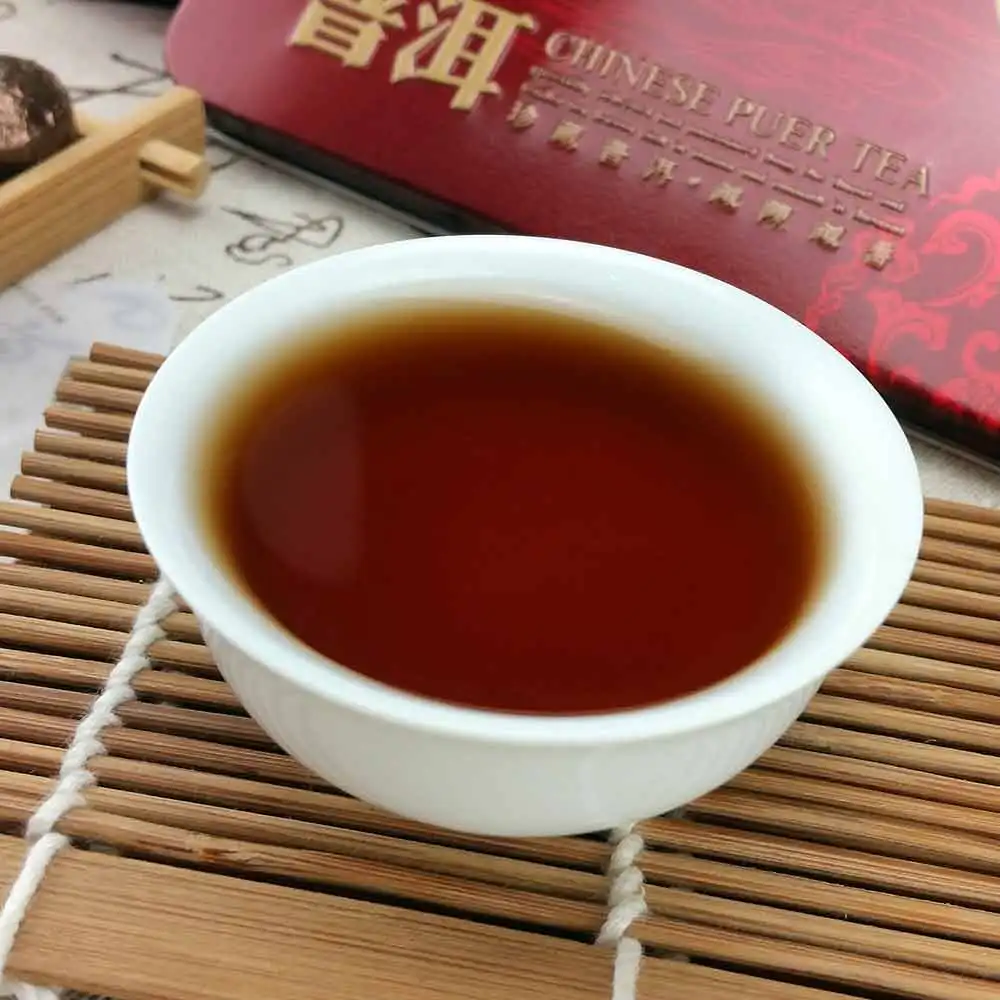 

2020 Yr Glutinous Rice Ripe Mini Pu-erh, Pu-erh Shu Pu-erh Tuocha Gift Pack 75g