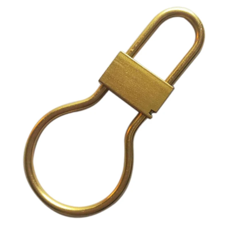 Для мужчин и женщин медный брелок держатель простой EDC Кемпинг Инструмент