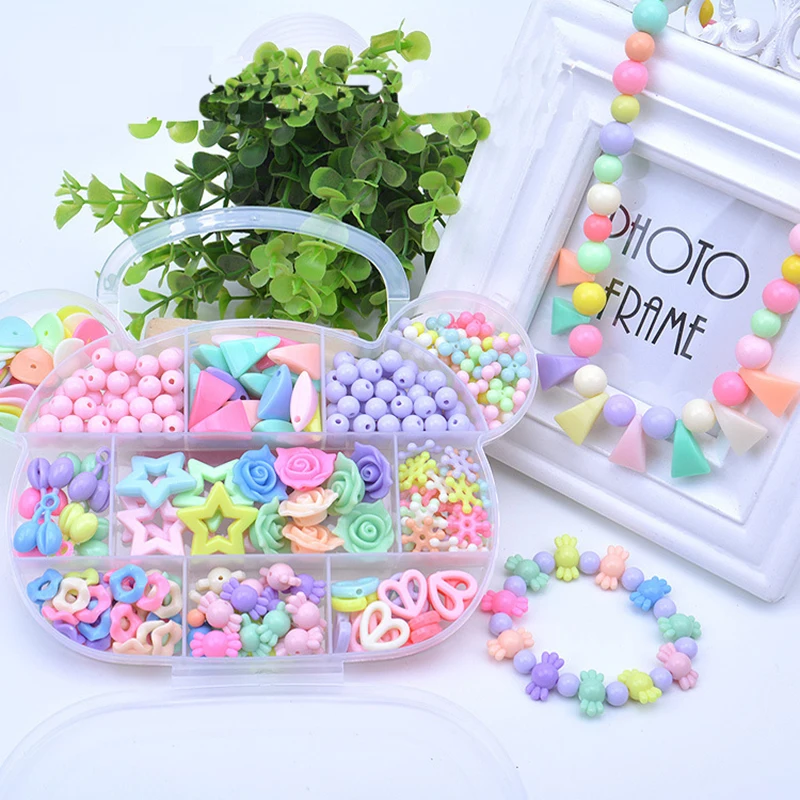 Дети DIY ручной работы бисера игрушка с аксессуарами набор детей креативный 24