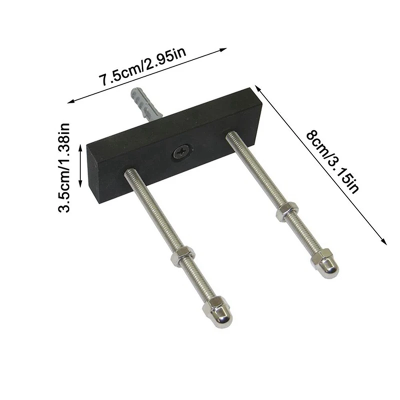 5Pcs Skateboard Longboard Wall Mount Skate Hanger For Deck Floating Display And Storage | Спорт и развлечения