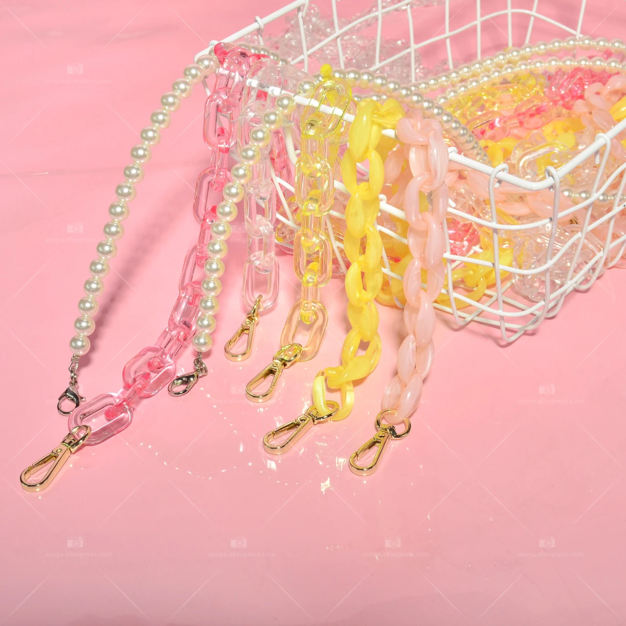 Цепь для брюк в стиле панк популярная флуоресцентная цепь из нержавеющей стали