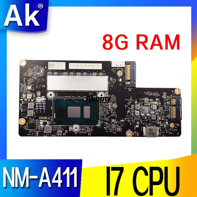 NM-A411 материнская плата для ноутбука Lenovo YOGA 900-13ISK оригинальная 8G-RAM I7-6500U |