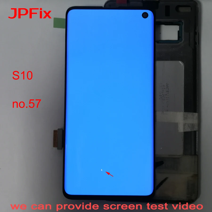 ЖК-дисплей JPFix Super AMOLED для Samsung Galaxy S10/G973/S10Plus/G975 сенсорный экран в сборе с рамкой