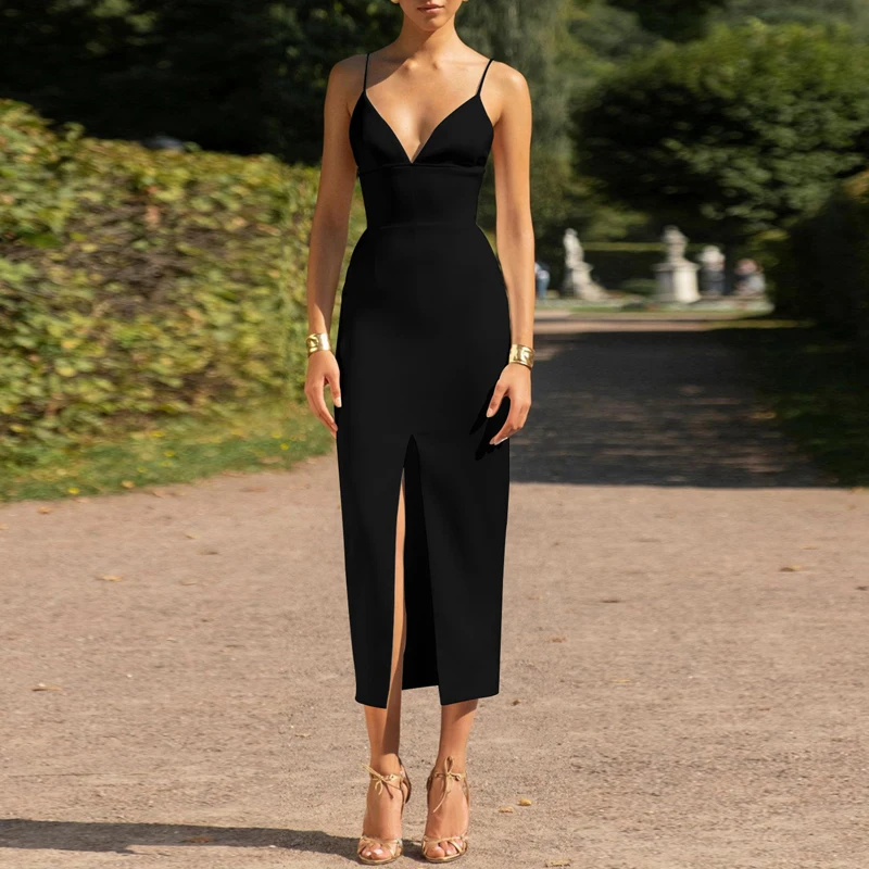 INDRESSME новинка 2020 года женское сексуальное Бандажное цельнокроеное облегающее