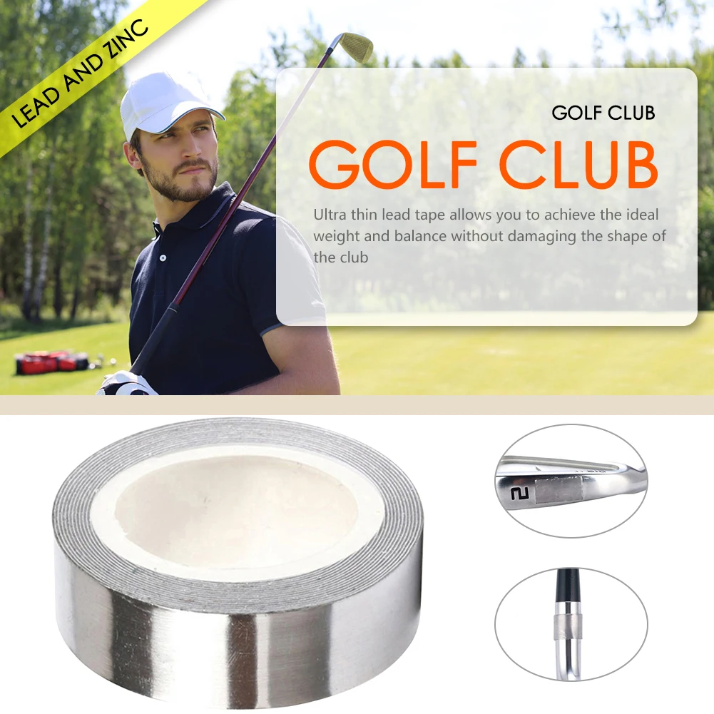 

Cue Weighted Lead Sheet Golf Density Tape Weight Self-Adhesive For Wood Iron Putter Wedge Clubs Head Outdoor Sport Accessories