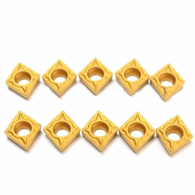 Высокое Качество 10x CCMT060204-HM YBC251 карбид Вставки для токарного станка CNC токарный