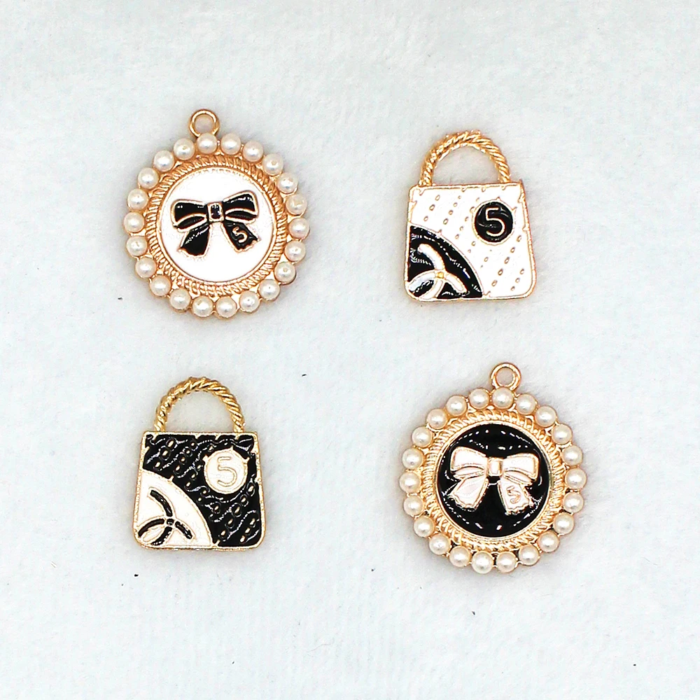 6 шт./компл. шт. модные эмалевые аксессуары для одежды с имитацией жемчуга и капель