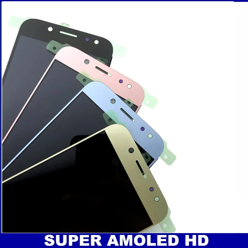 AMOLED lcd Замена для Samsung Galaxy J5 2017 j530 J530F кодирующий преобразователь сенсорного