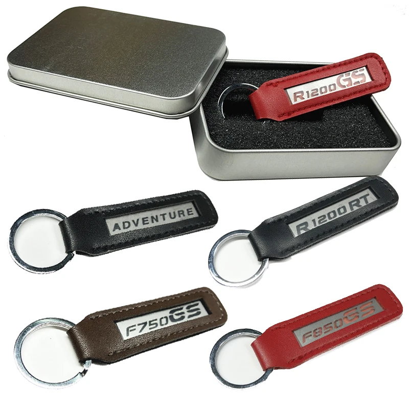 Металлический кожаный брелок для мотоцикла коллекционный ключей подходит BMW R1200GS