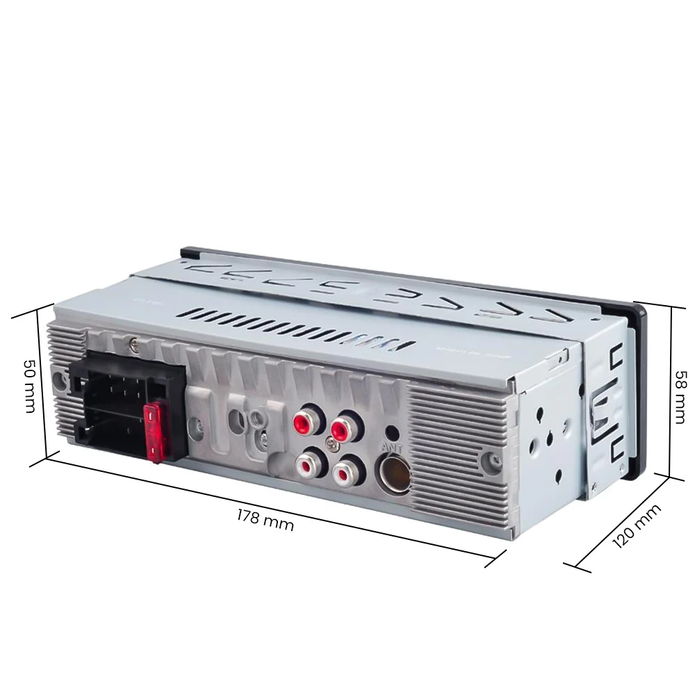 

AOSHIKE Car MP3 Player Bluetooth AUX Radio Stereo Receiver FM Audio 12V QC3.0 USB TF Handsfree 4-Channel Output Digital In Dash