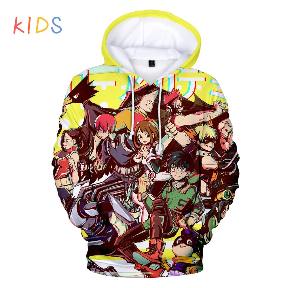 

Men's Hoodies My Hero Academia 3D adult kids youth Multi-style Tsuyu Asui Sweatshirt Boku no Hero Academia Children's hoodie