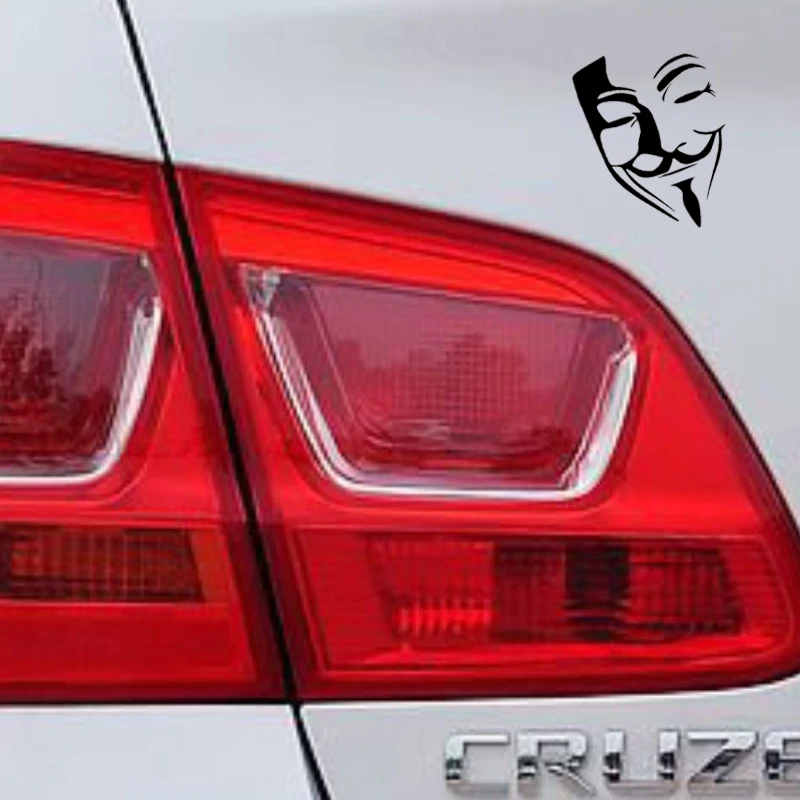 HotMeiNi 15*10 см анонимная маска виниловая фотография наклейка для бампера фасон