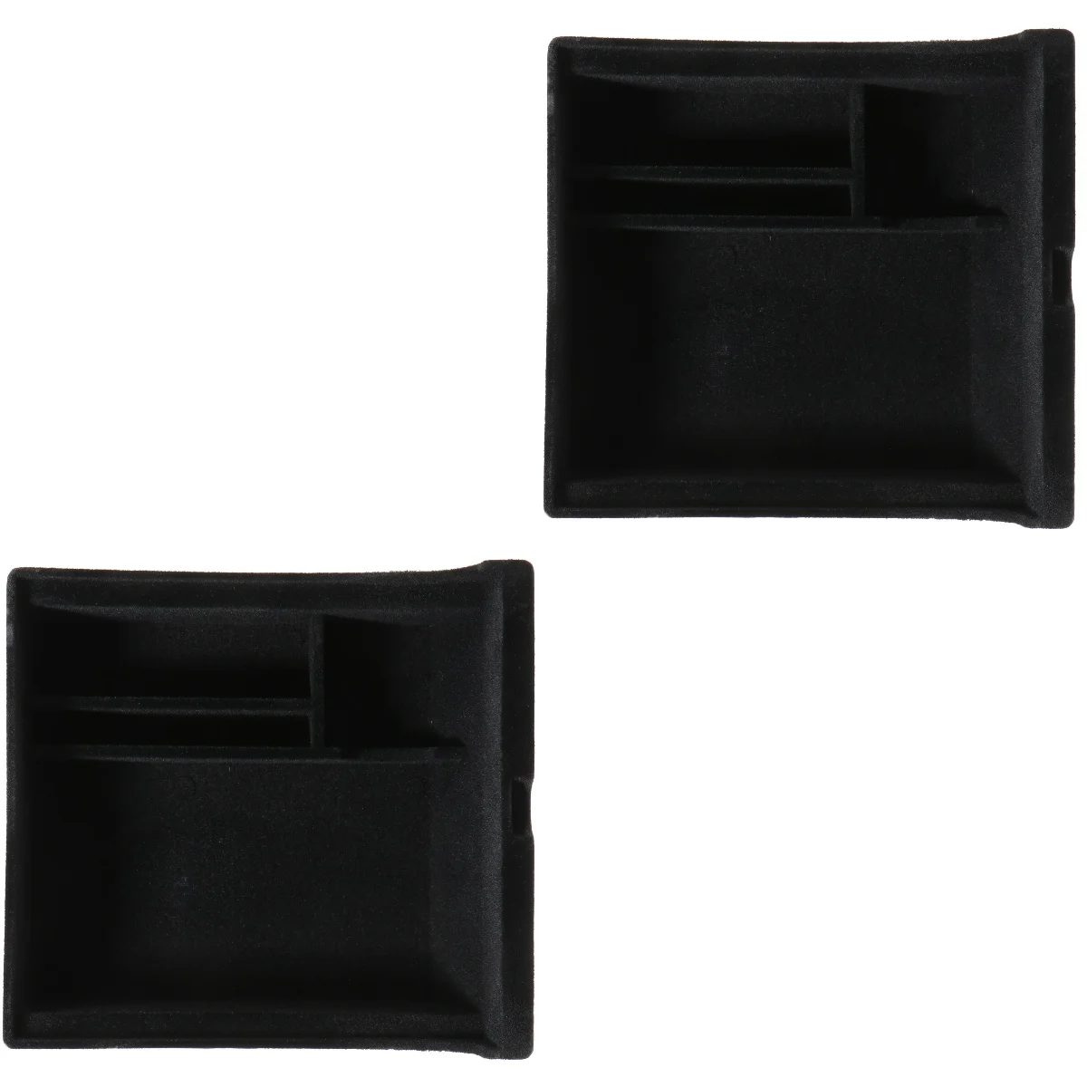 

2pcs Durable Car Central Console Storage Box Practical Auto Storage Organizer