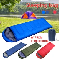 210cmx75cm multifuntional envelope sleeping bag warm hooded summer sleeping bags outdoor camping adult travel lazy sleep bag