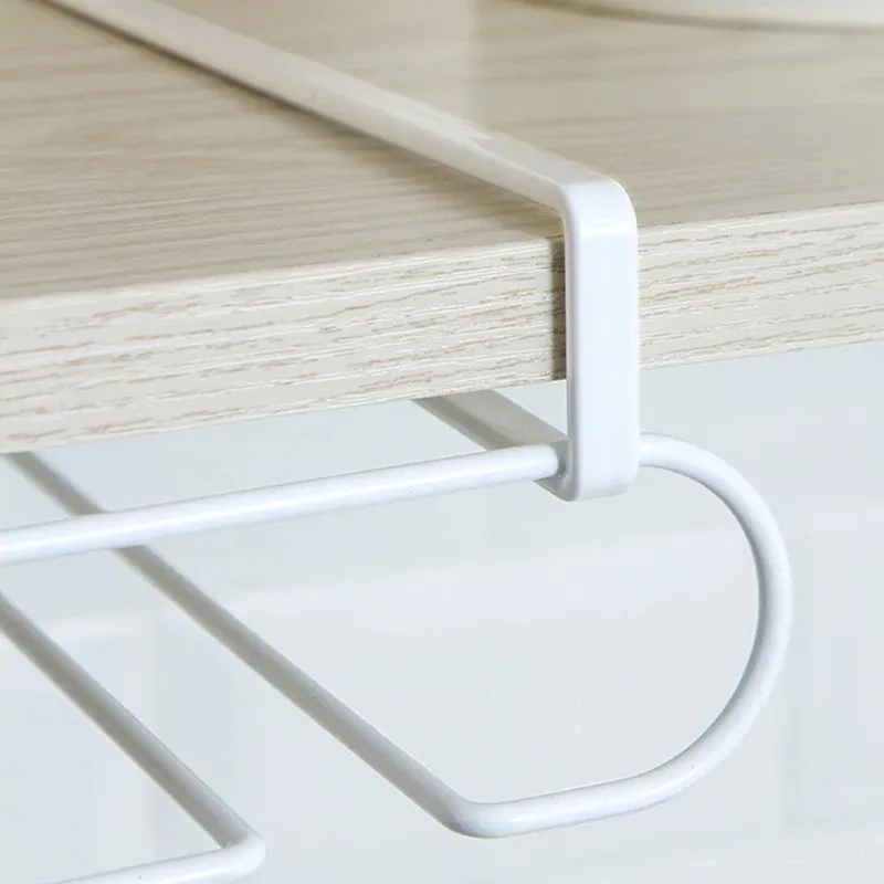 Металлический держатель для Винных Бокалов подвесная стойка посуды шкаф с