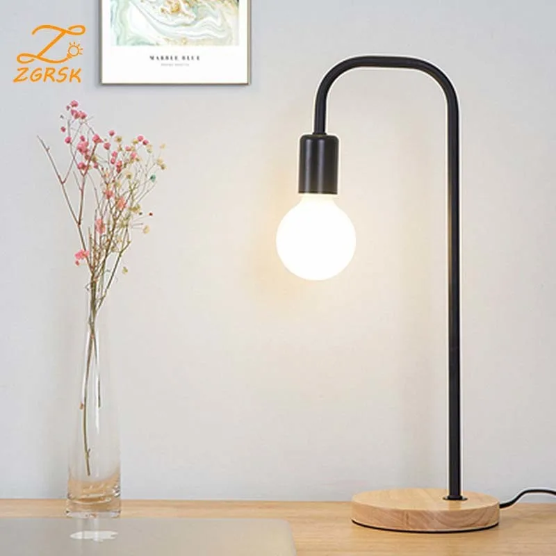 

Nordic Modern Desk Lamp Romantic Simple Creative Bedroom Warm Desk College Student Eye Protection Net Red Ins Bedside Lamp